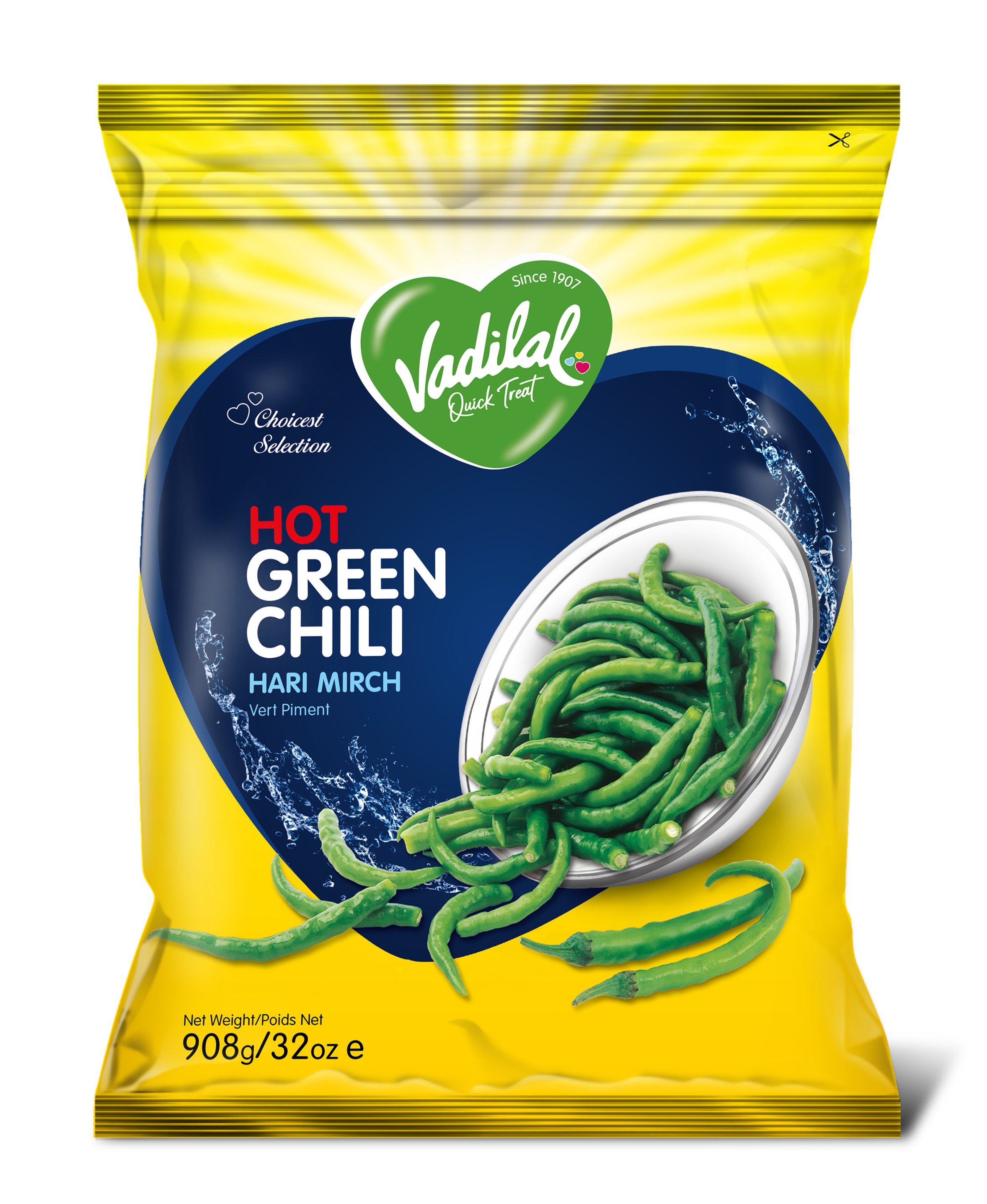 Vadilal Bulk Green Chilli 908 g
