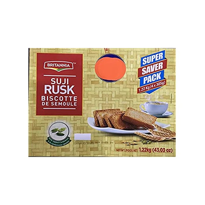 Britannia Suji Rusk (4X) 305 g
