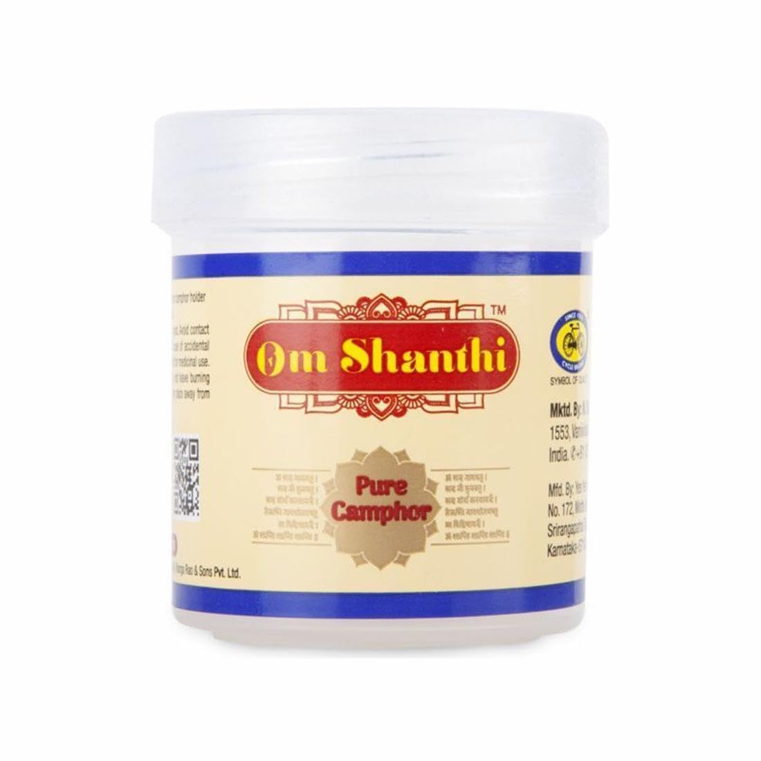 Om Shanti Pure Camphor 50 g