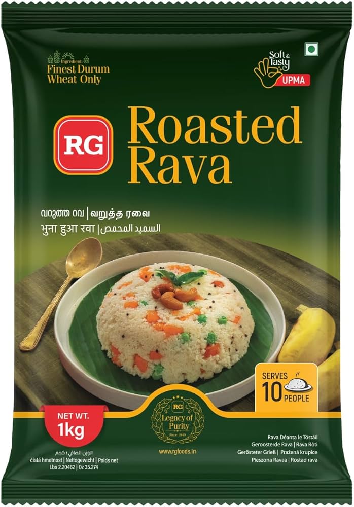 Manjilas Roasted Rava 1 kg