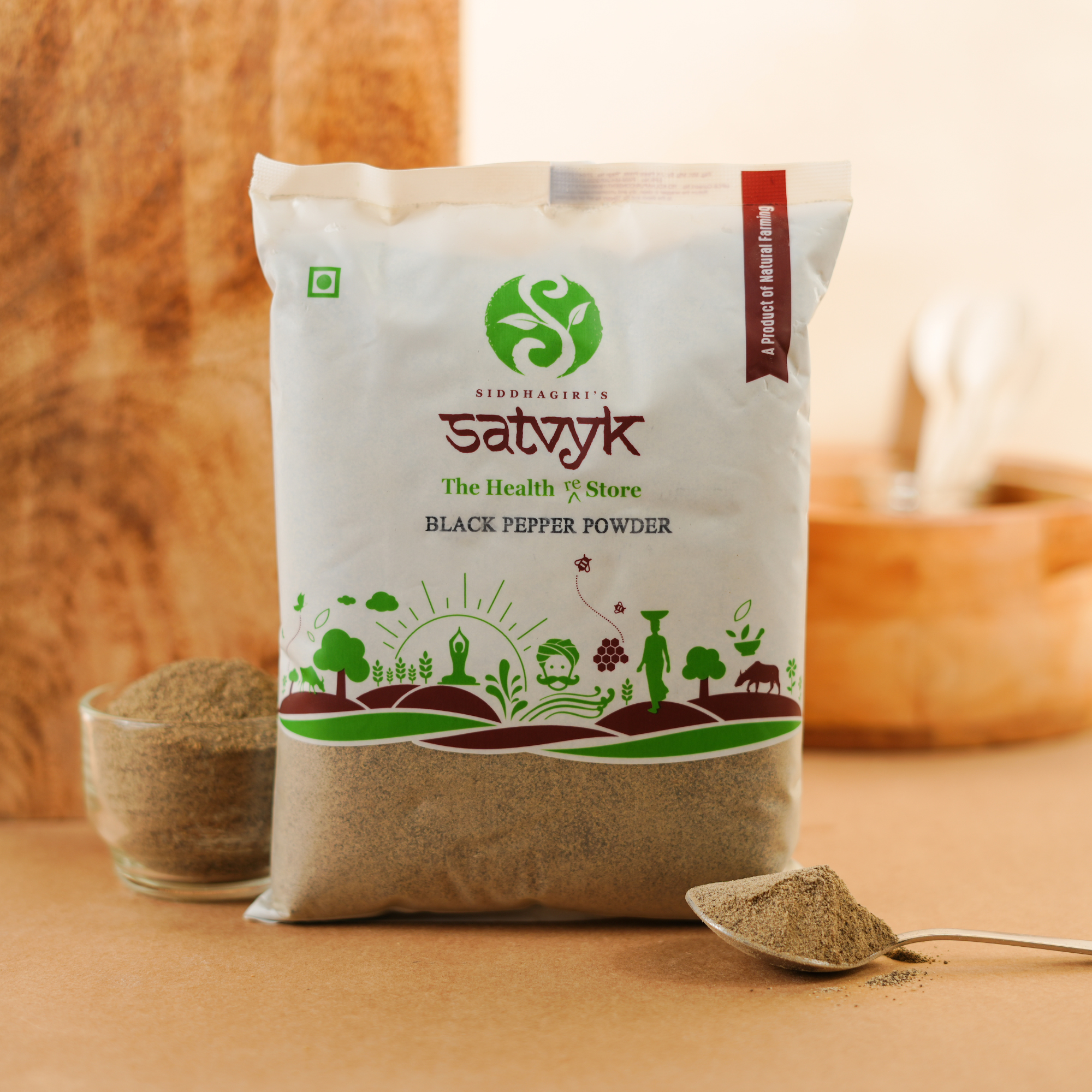 Satvasm Black Pepper Powder 1 kg