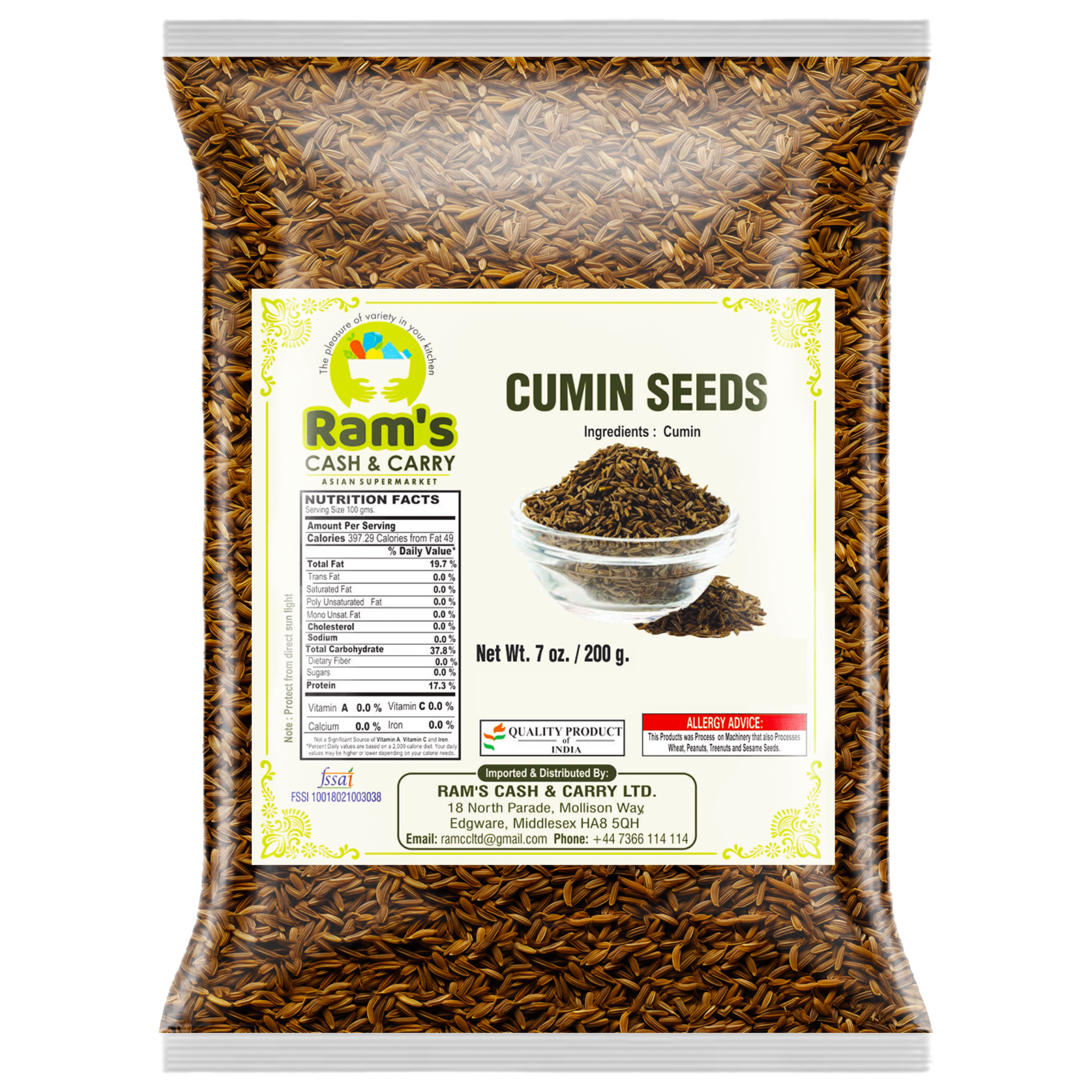 Rams Cumin Seed 200 g