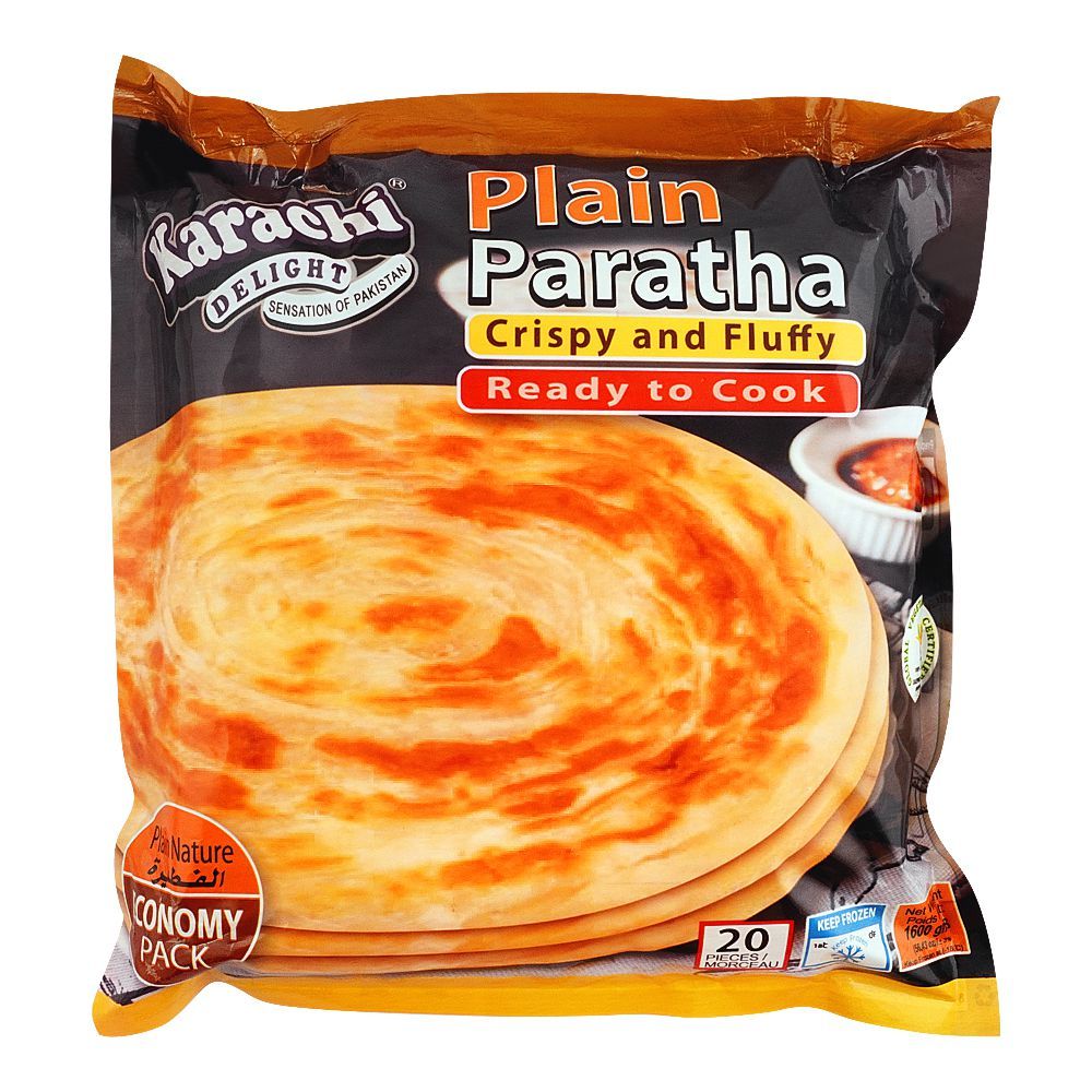Karachi Delight Plain Paratha 20 pcs 1.4 kg
