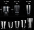 360 ml Plastic Cups 20 Pieces