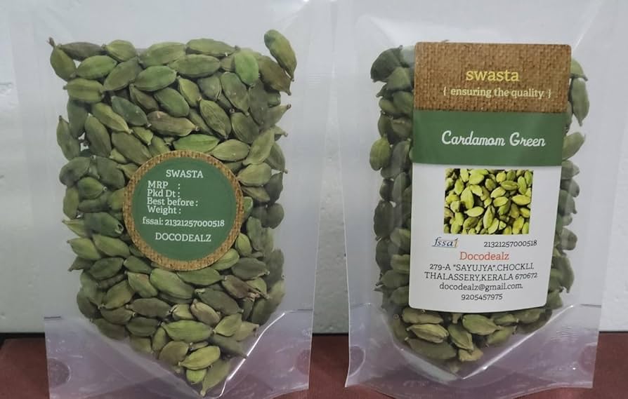 Tadka Green Cardamom 8 Mm 50 g