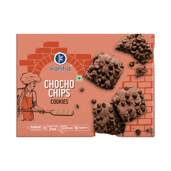 Kanha Double Chocochips Cookie 350 g