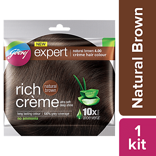 Goderj Expect Natural Brown 4.00 Hair Colour 20 g +20 ml