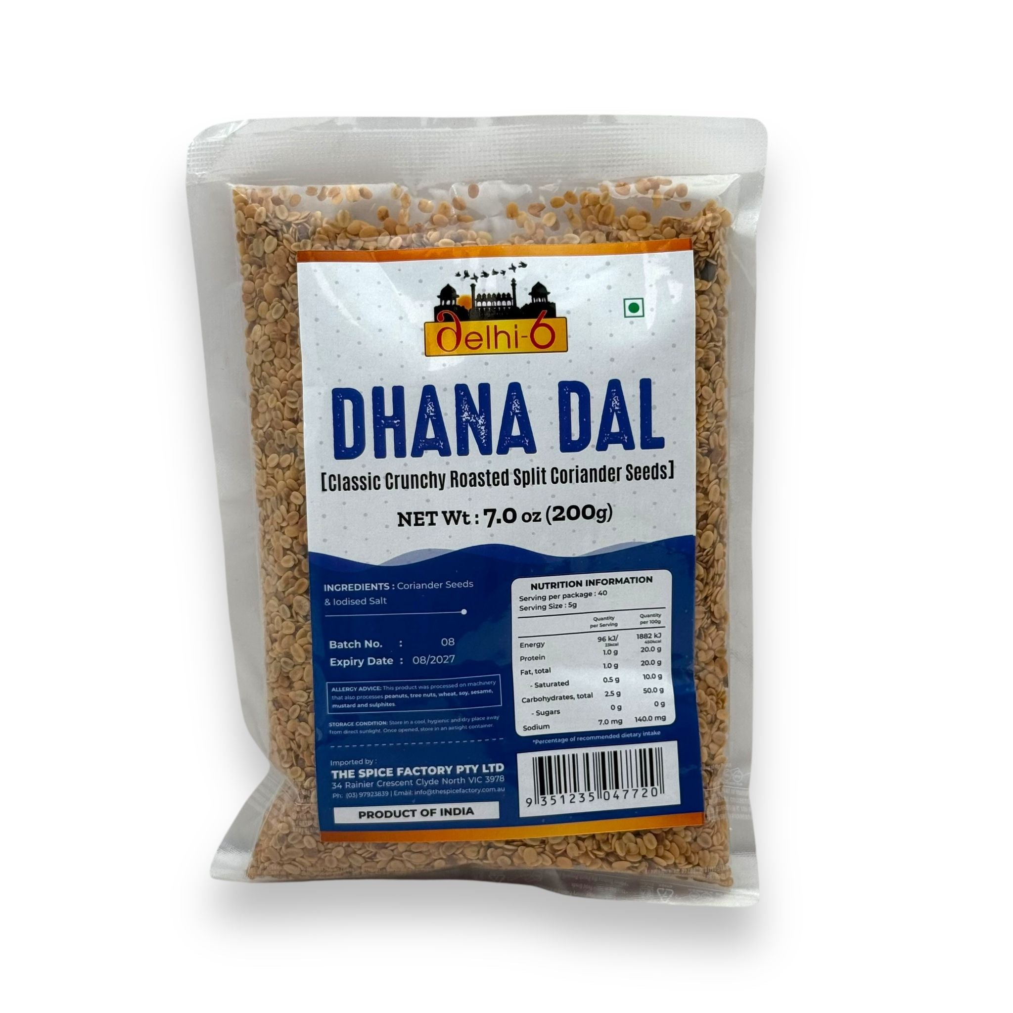 Delhi 6 Roasted Dhana Dal 200 g