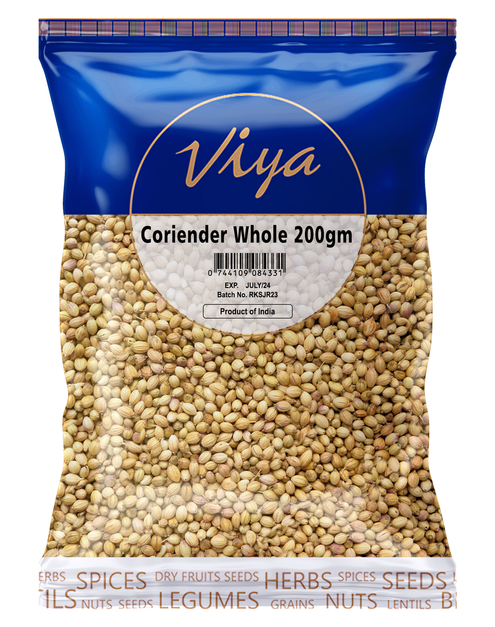 Viya Coriander Seeds Whole 1 kg