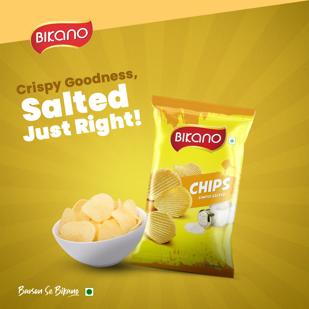 Bikano Chips Simply Salted 60 g