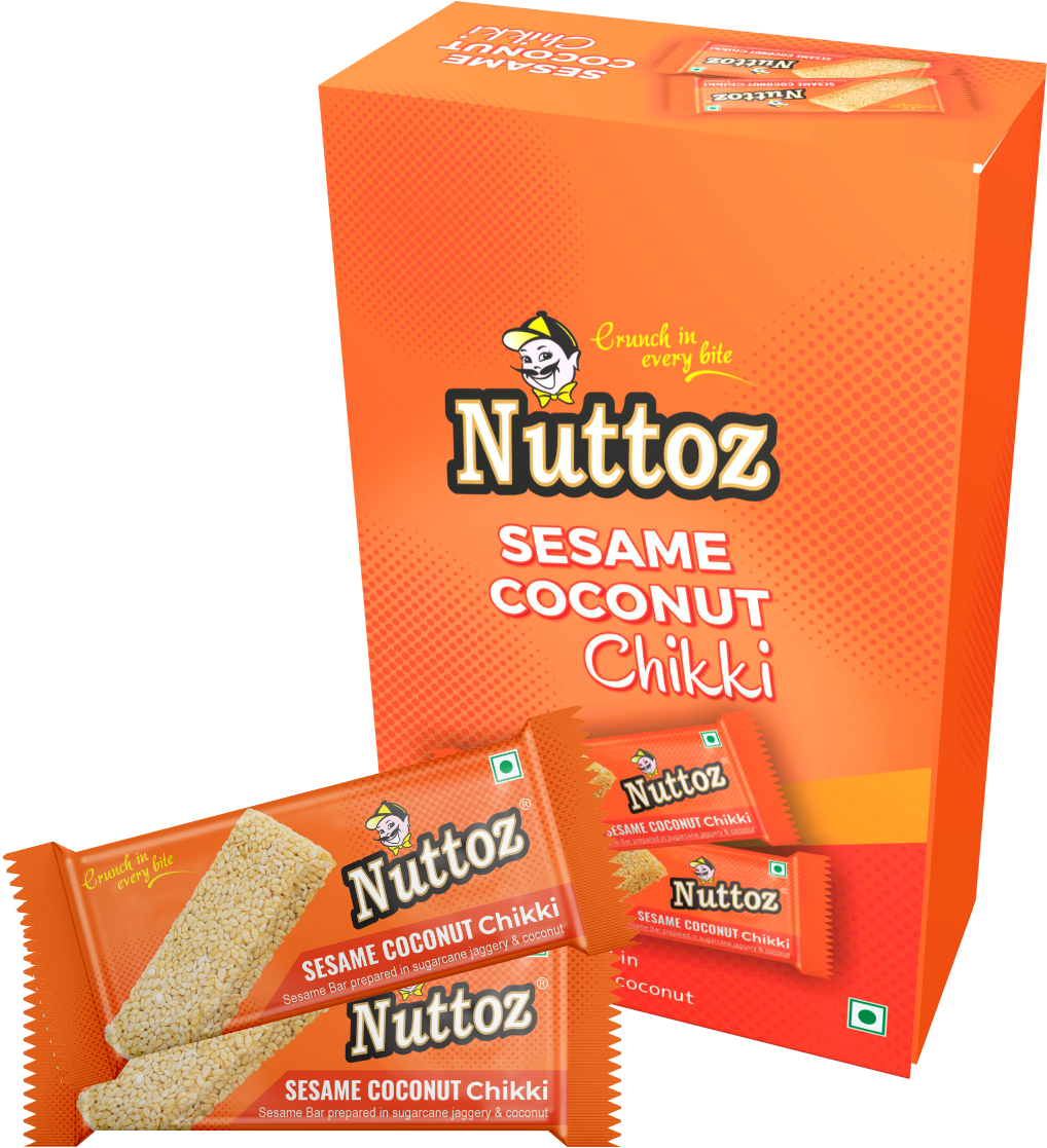 Nuttoz Sesame Coconut Chikki 192 g