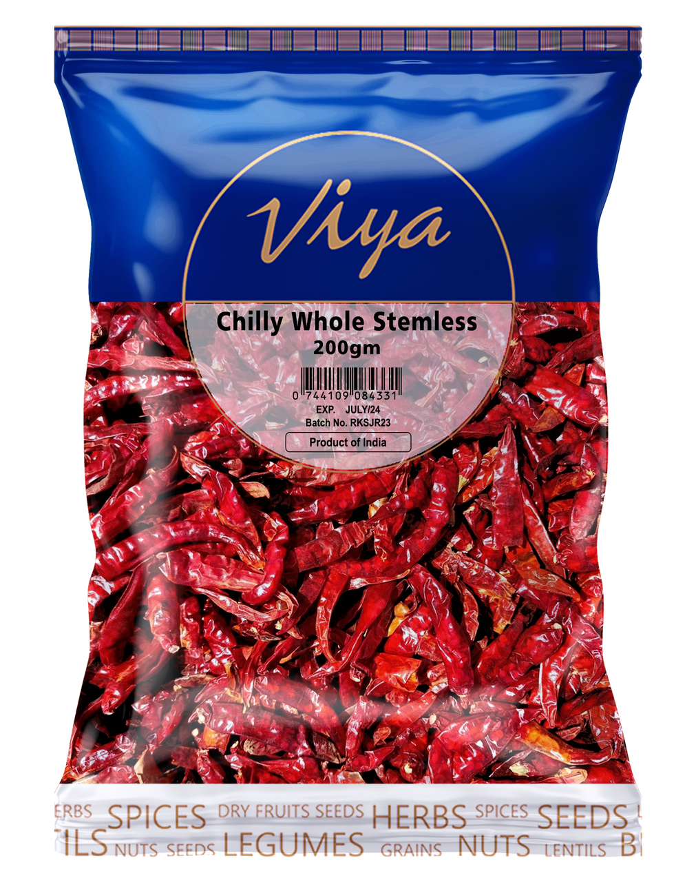 Viya Red Chilli Stemless 200 g