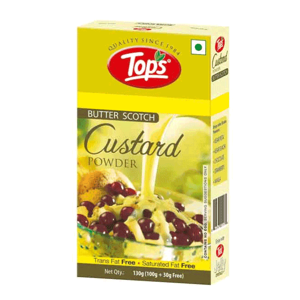 Tops Butter Scotch Custard Pwd 130 g