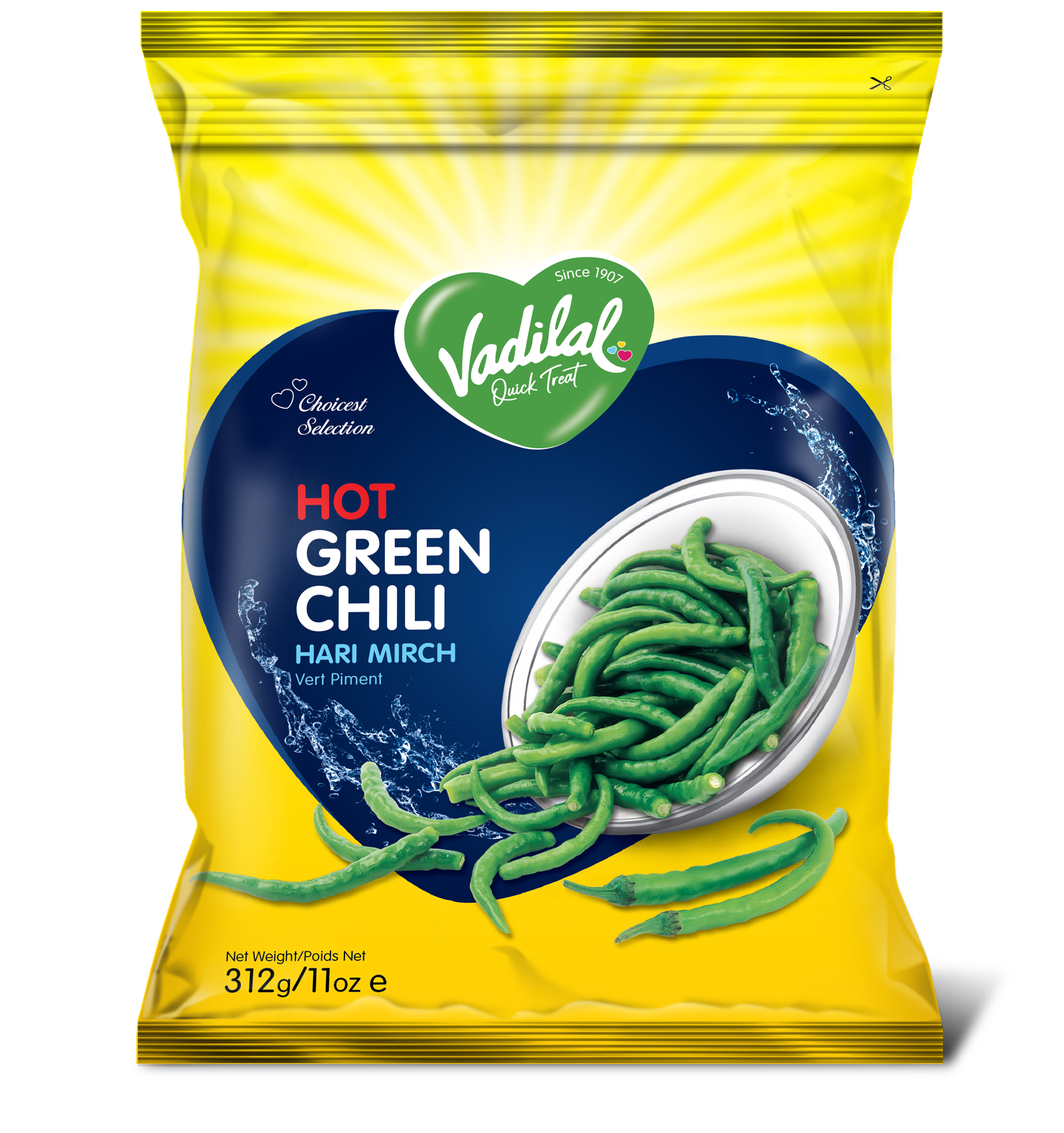 Vadilal Green Chili 312 g