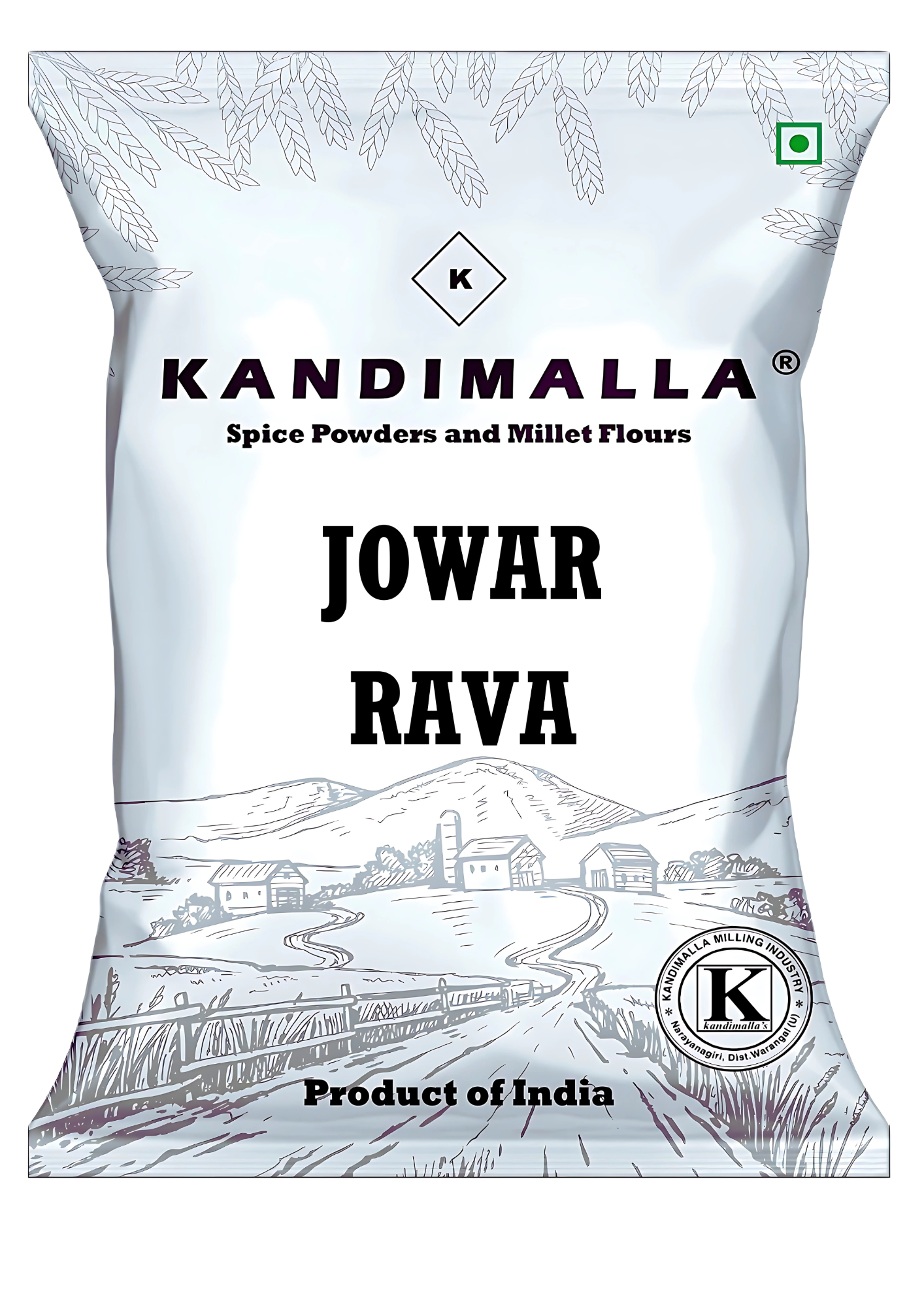 Indya Jowar Upma Rava 500 g
