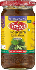 Telugu Gongura Pickle with Garlic 300 g