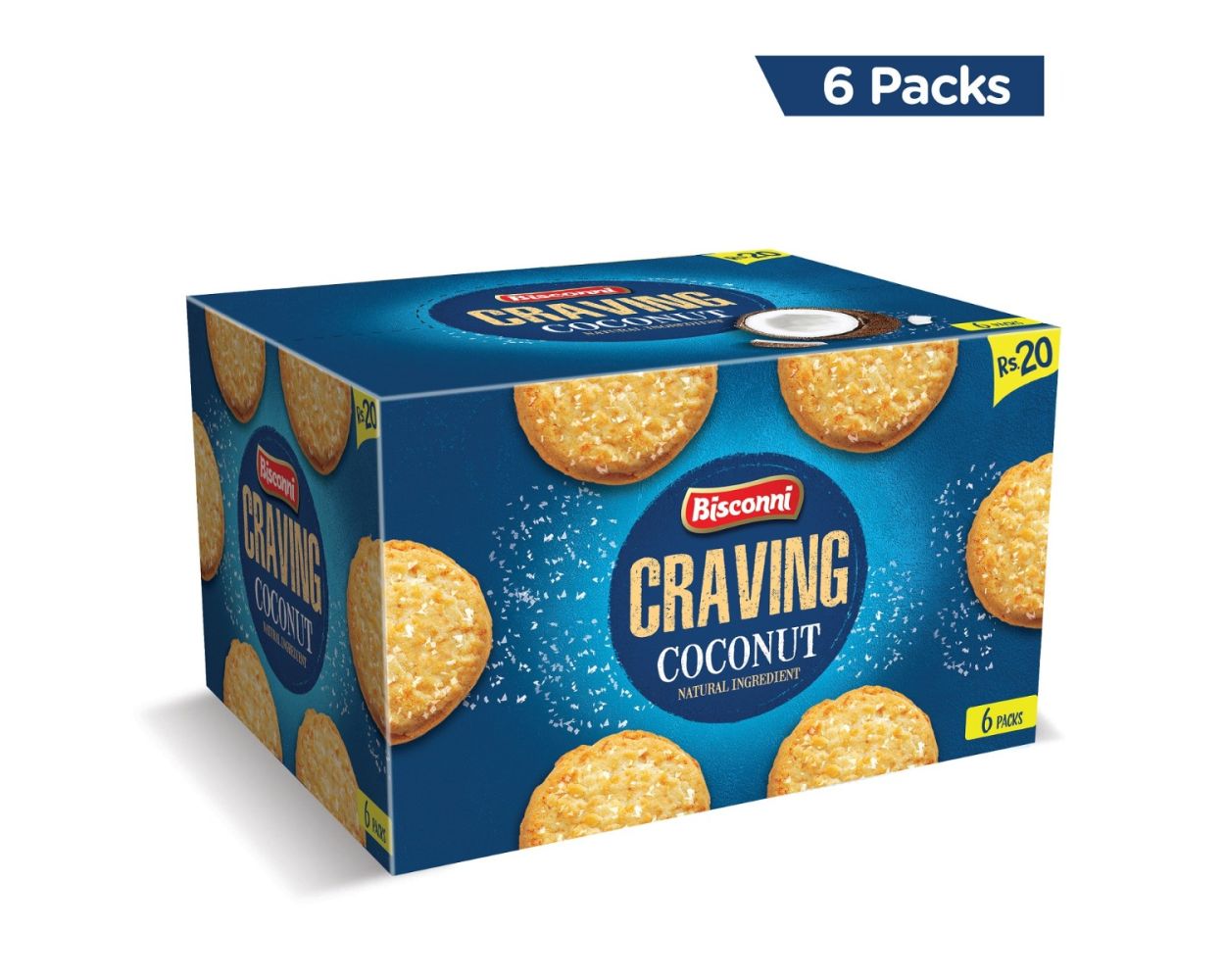 Bisconi Craving Coconut Cookies 93 g