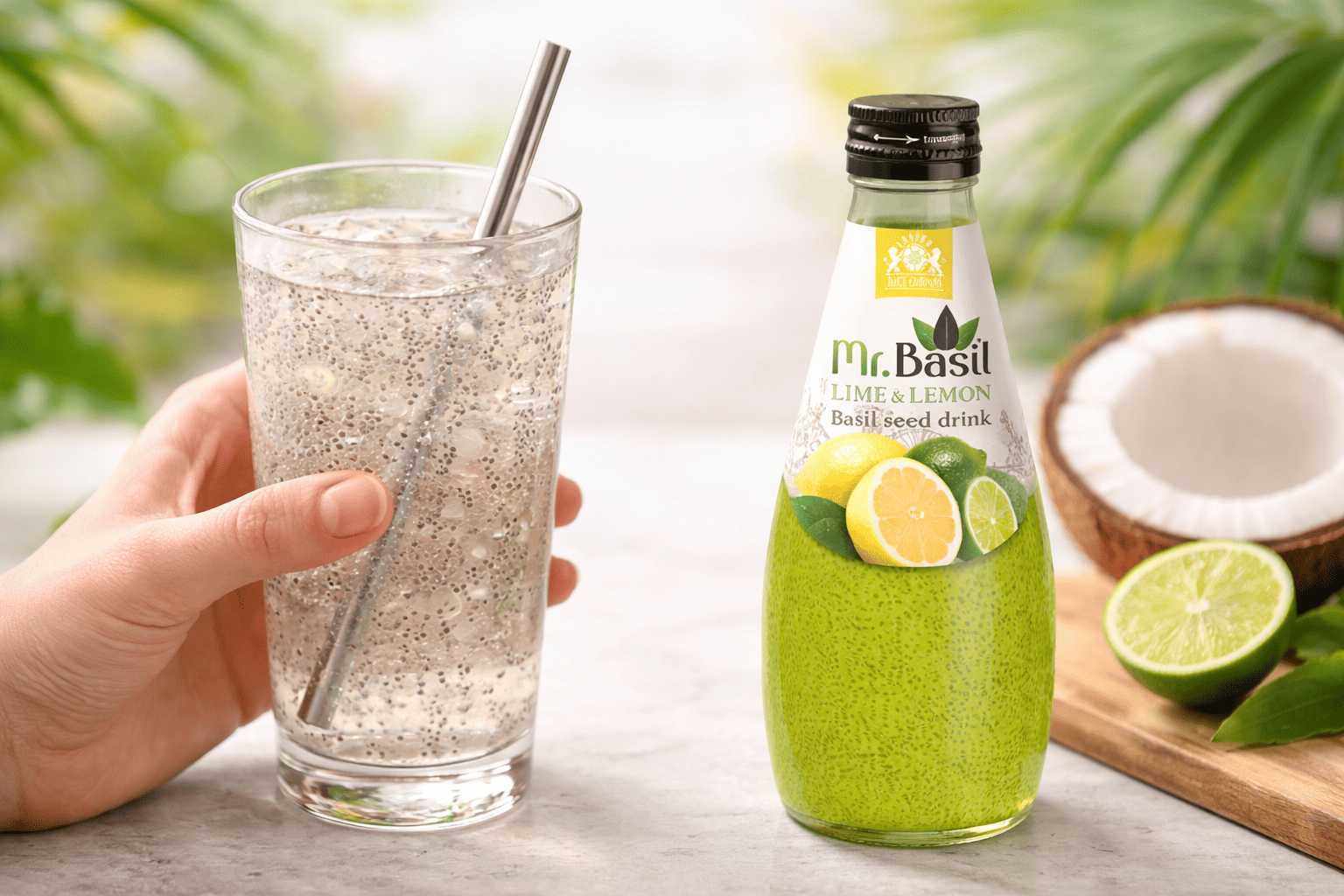 Mr Basil Seeds Drink