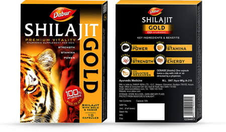 Dabur Shilajit Gold Cap 20 Pk