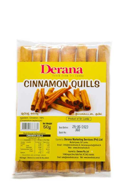 Derana Cinnamon Quills 50 g