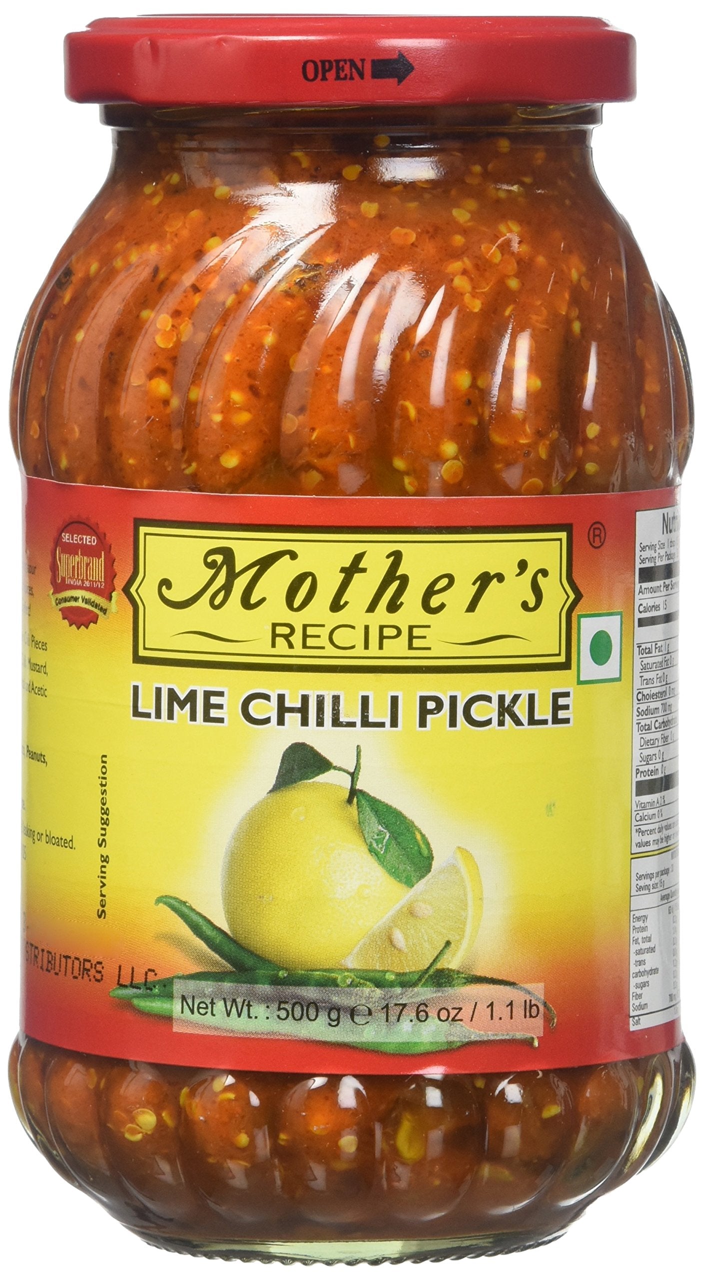 M/R Lime Chilli Pickle 500 g
