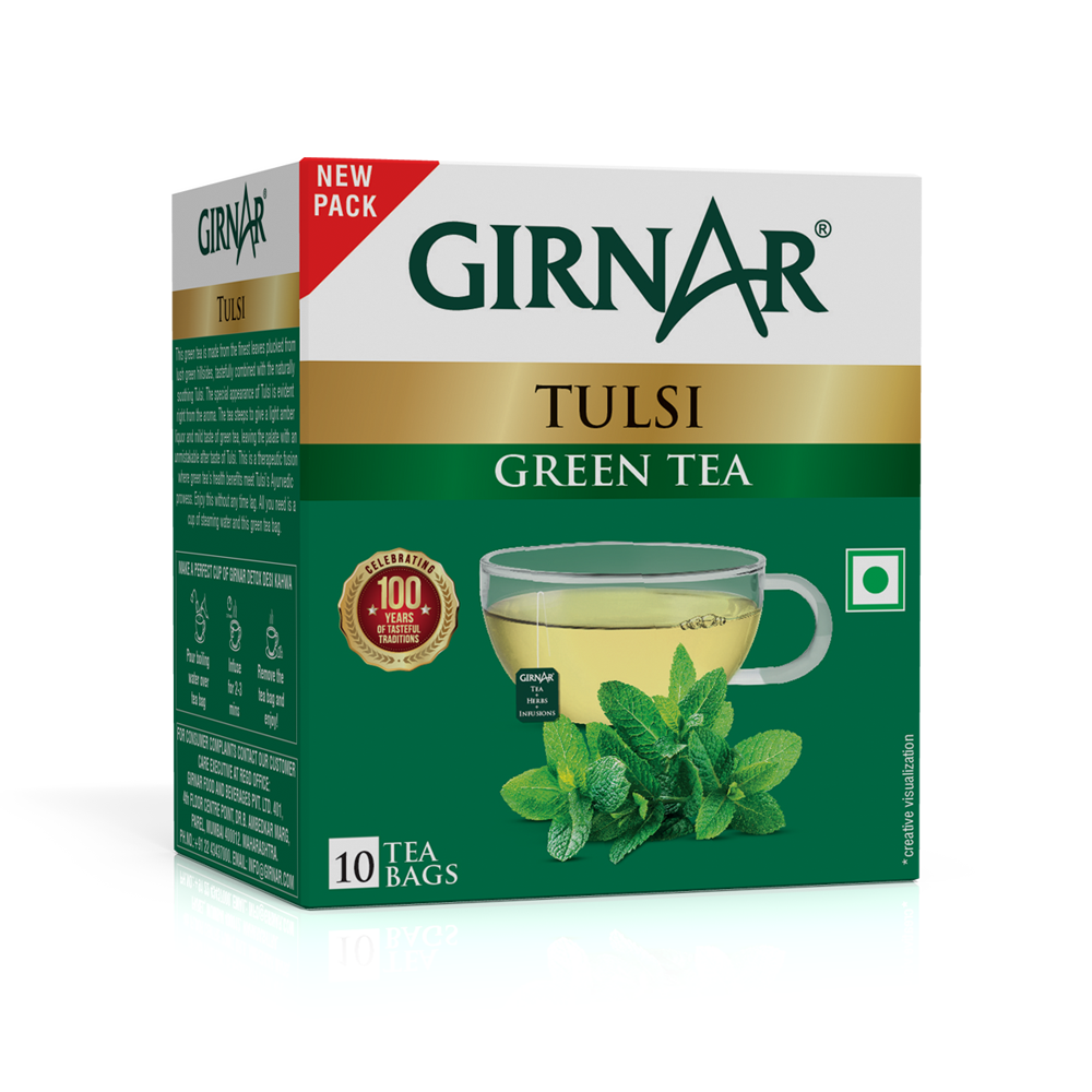 Girnar Green Tea with Tulsi 80 g 36T-bags