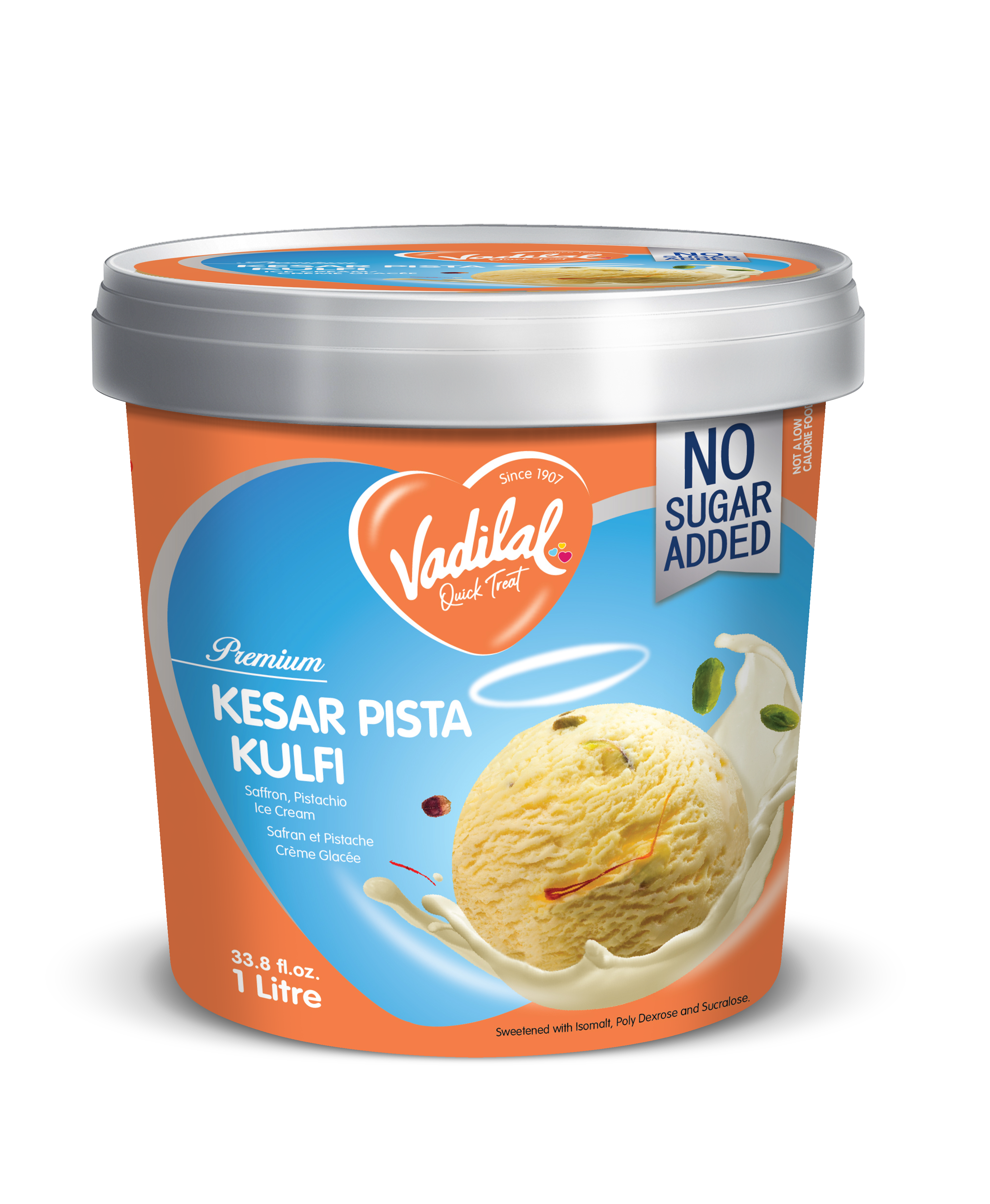 Vadilal Kesar Pista Kulfi 1 L