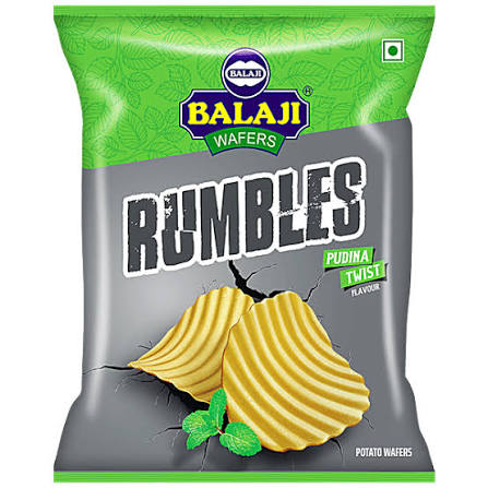 Balaji Wafer Rumbles Pudina Twist 135 g