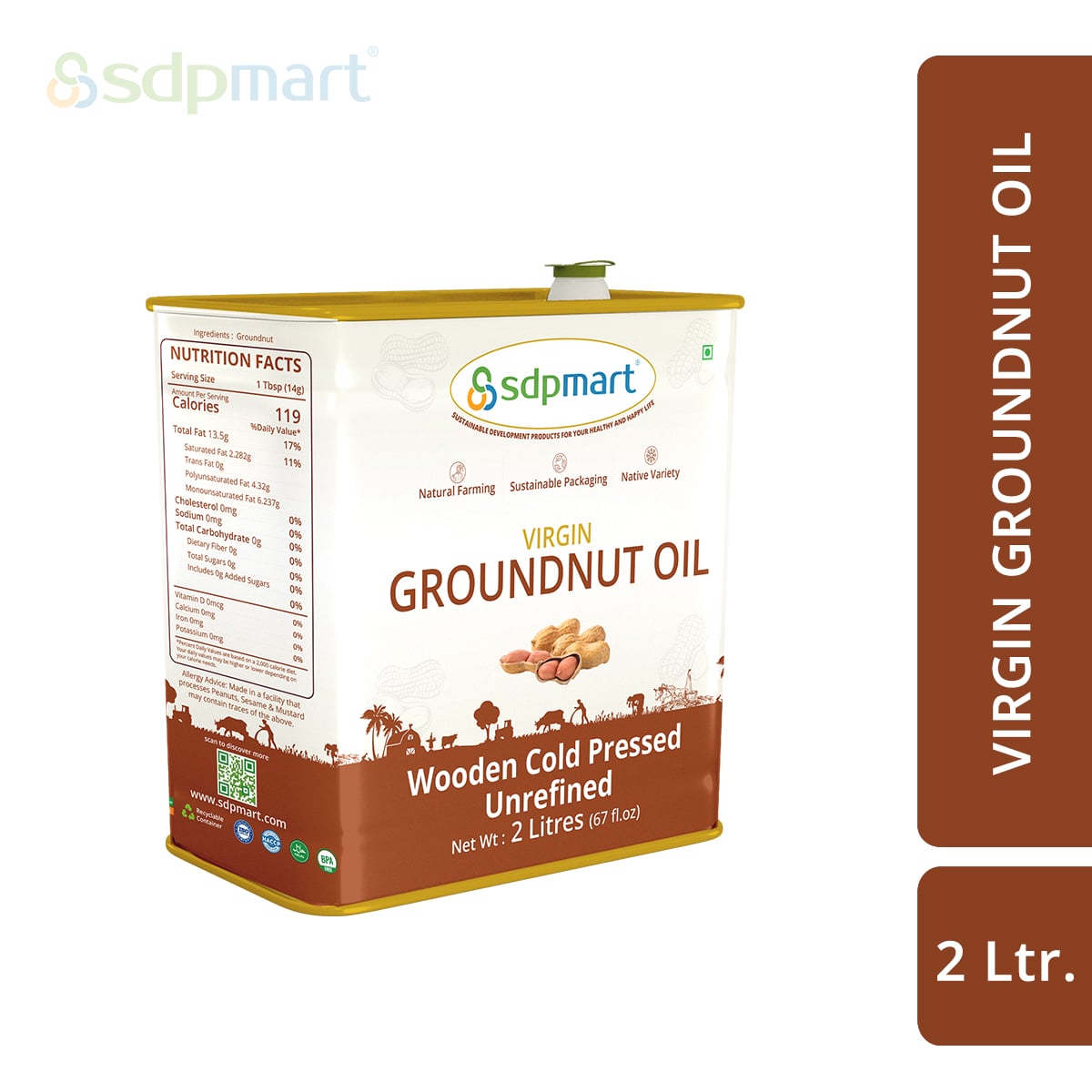 Amaravathi Cold Pressed Groundnut Oil 1L