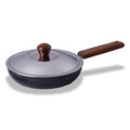 Wonderchef Ebony Ard Anodised Fry Pan with Lid 24cm 1.75 L