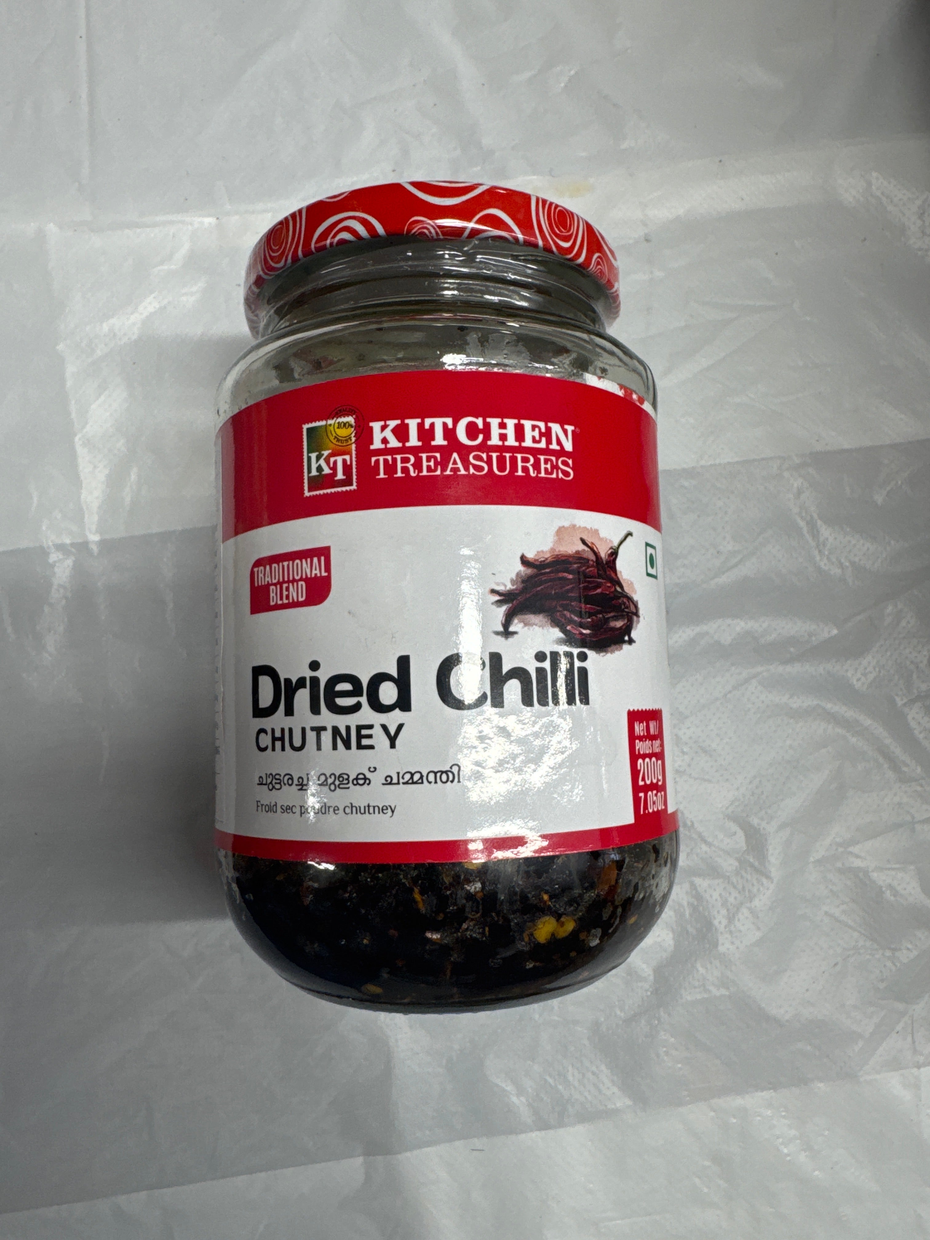 KT Dried Chilli Chutney 200 g