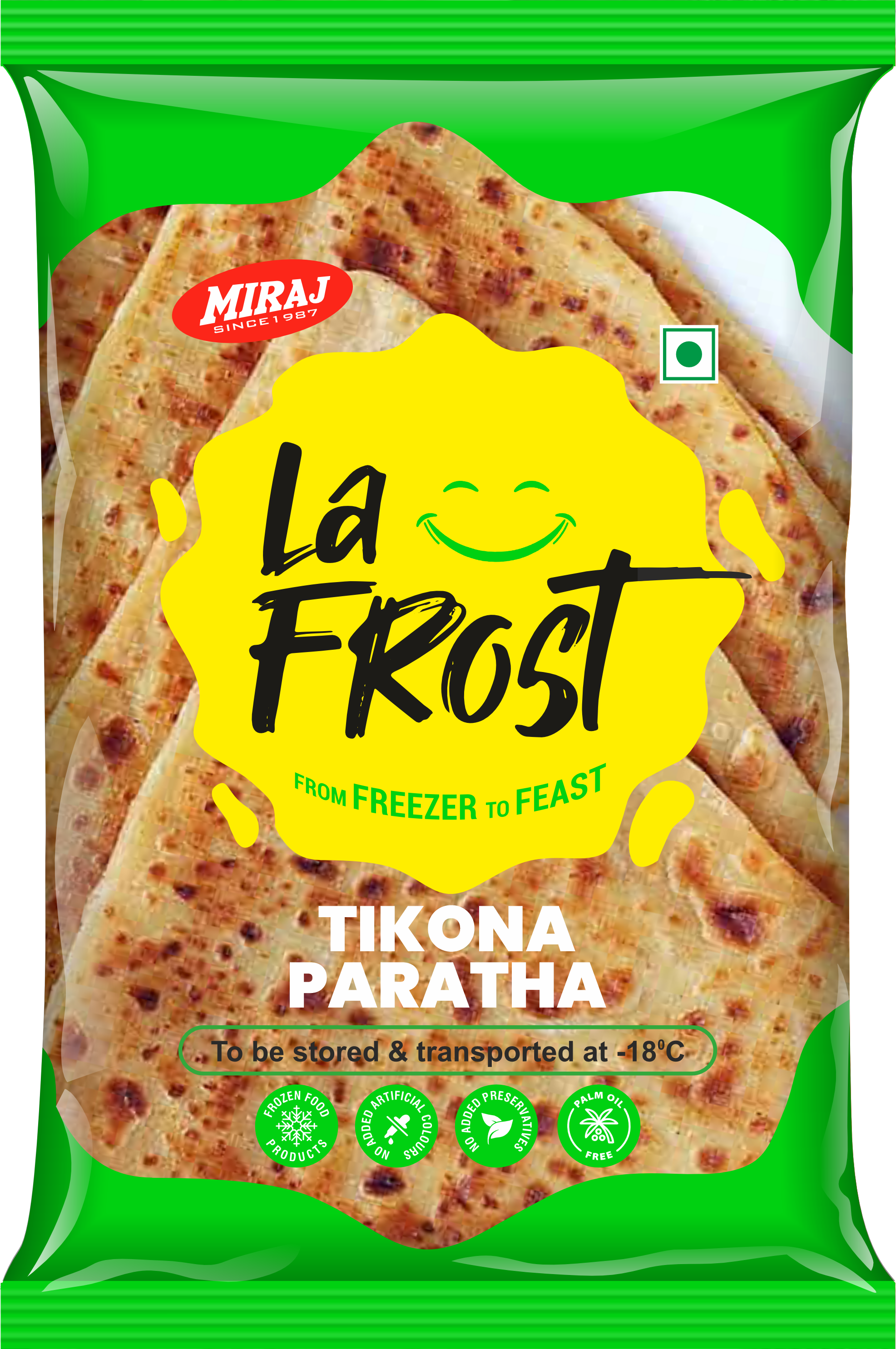 Kohinoor Tikona Paratha 1.28 kg