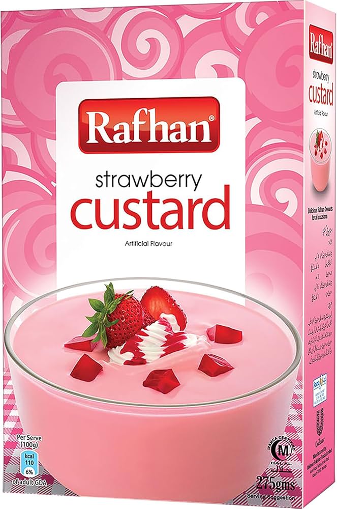 Rafhan Strawberry Custard 275 g