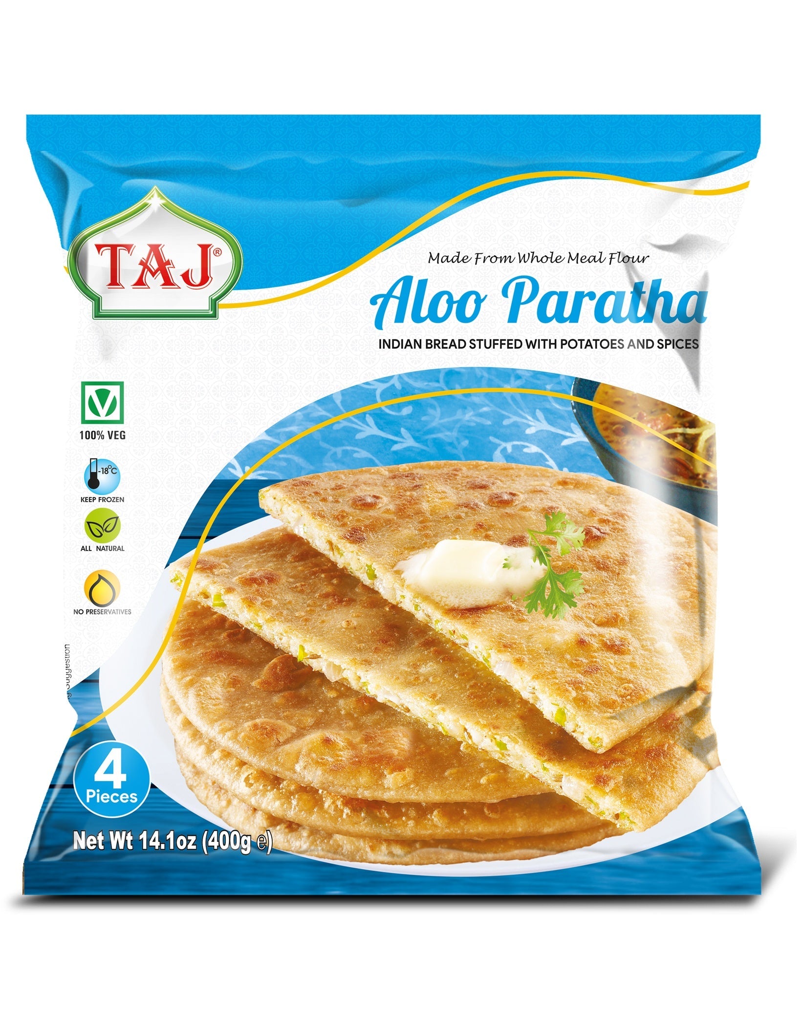 Taj Everfresh Aloo Paratha 1.6 kg