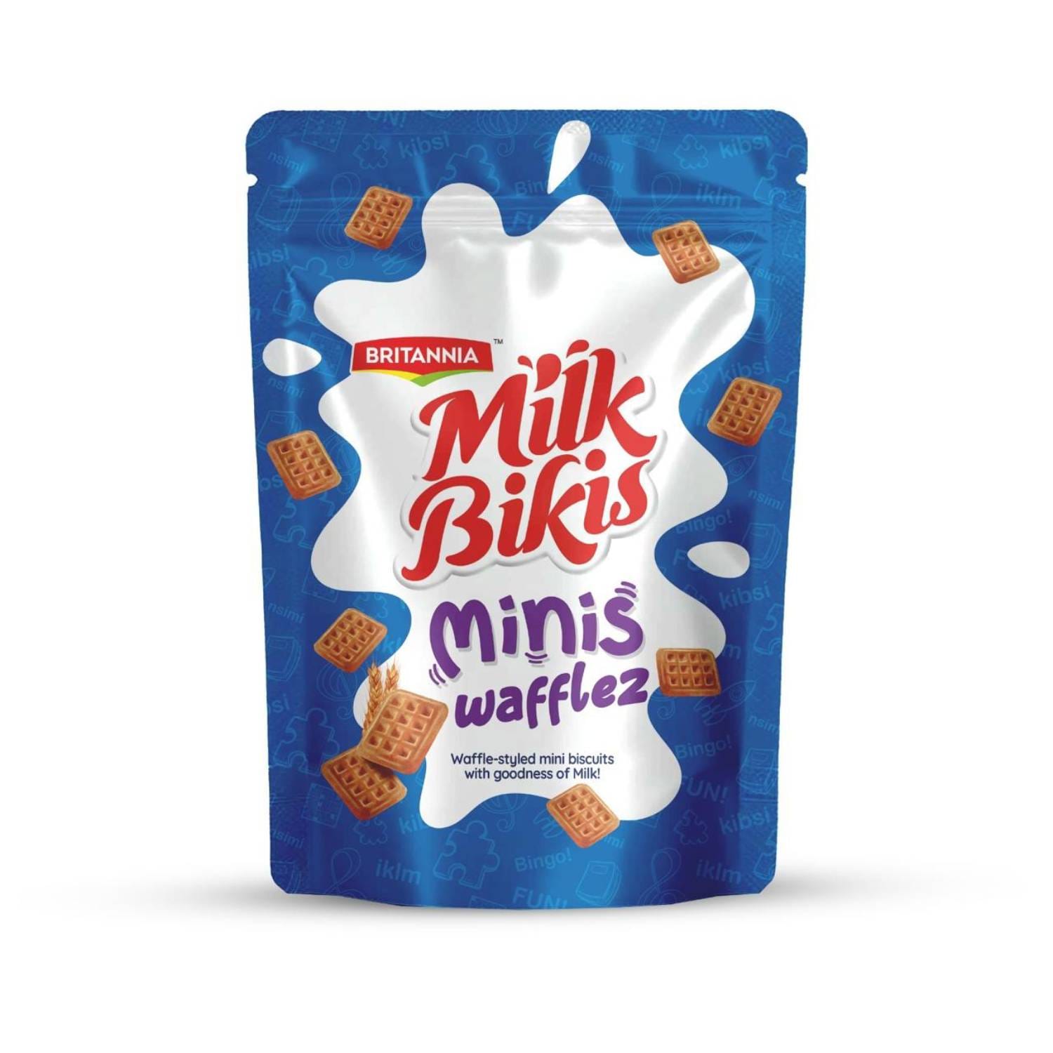 Britannia Mini Milk Bikis Waffeles 200 g