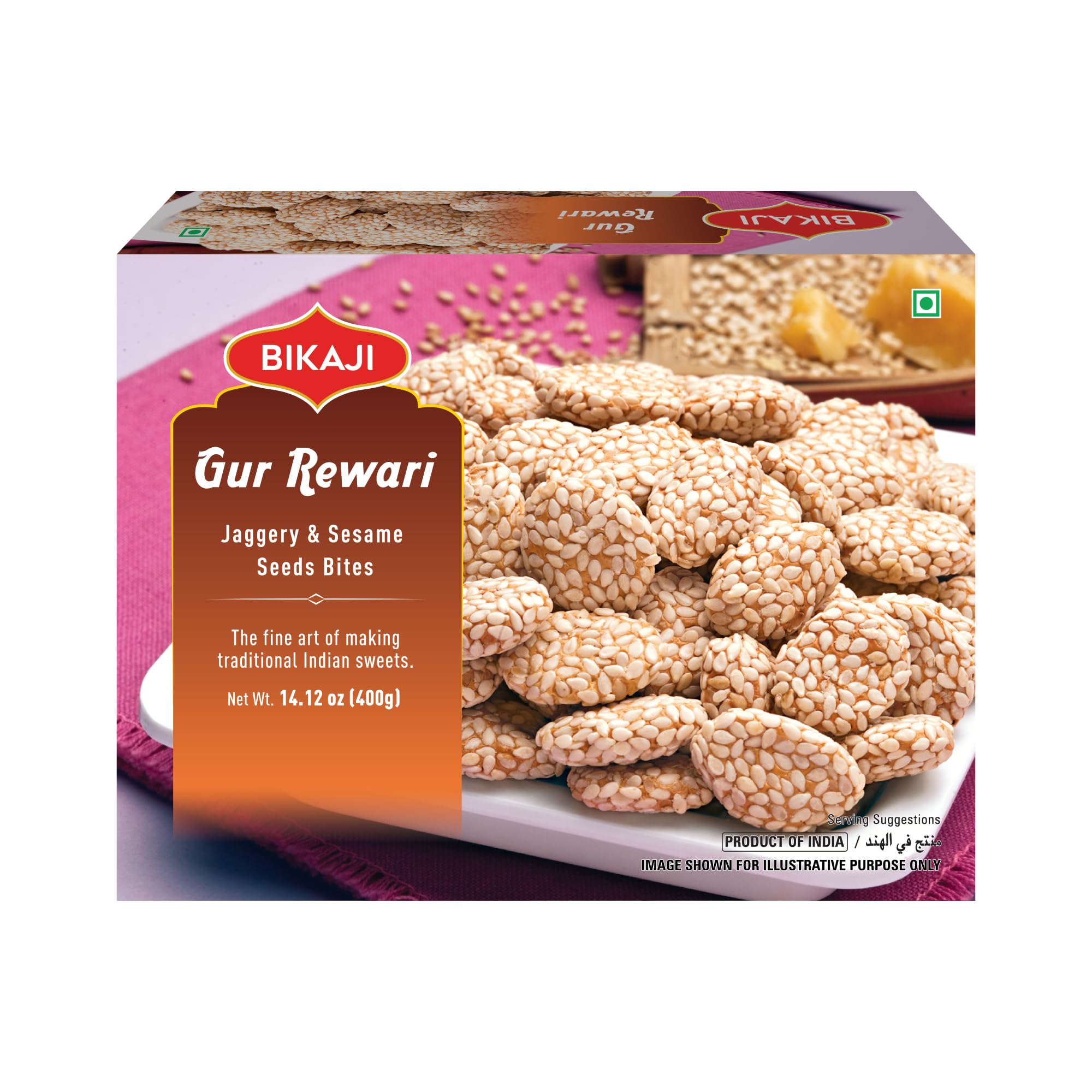 Bikaji Gur Rewari 400 g