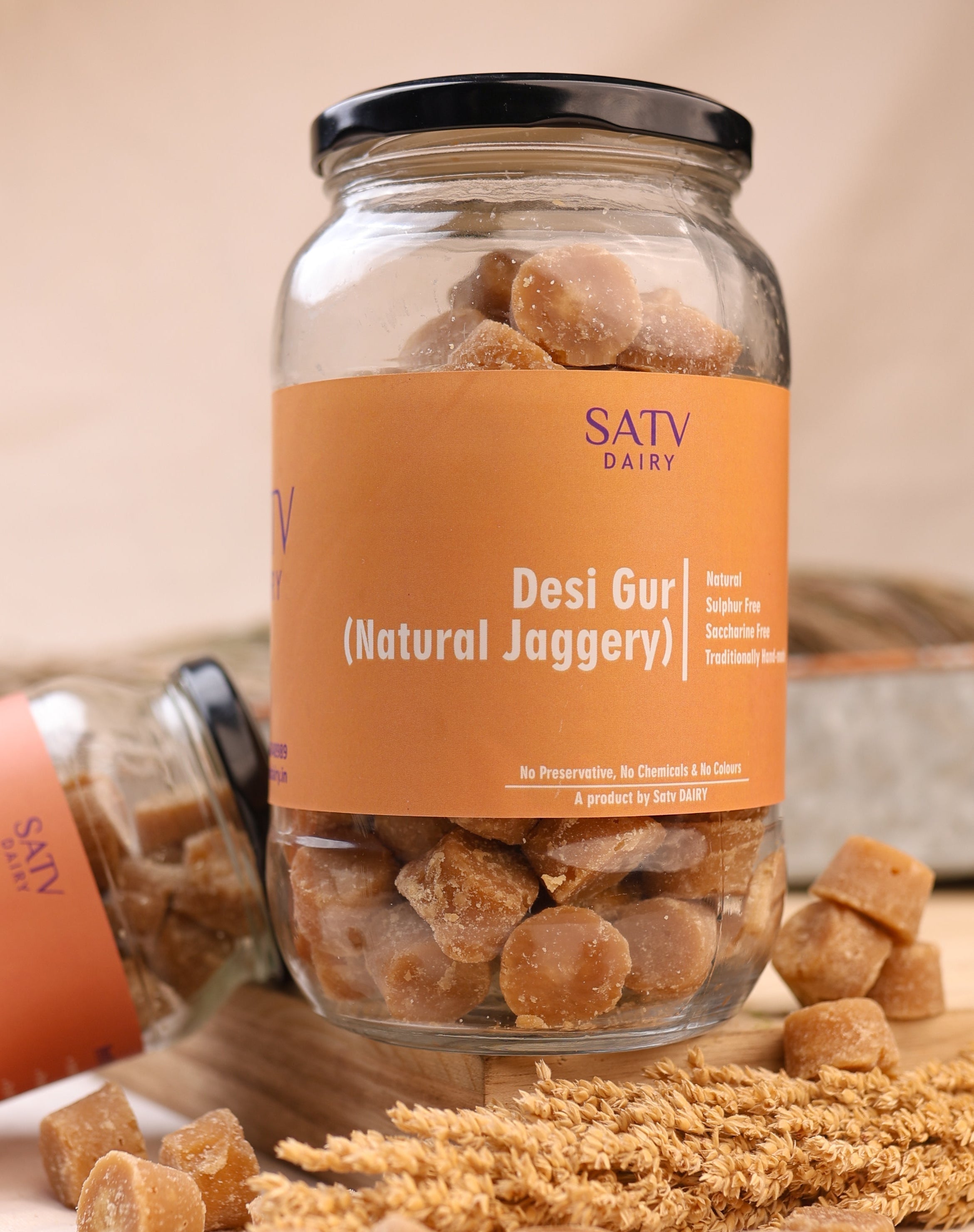 Satva Desi Jaggery 950 g Brown