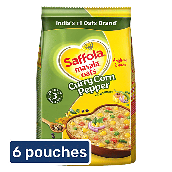 Saffola Curry & Papper Oats 500 g