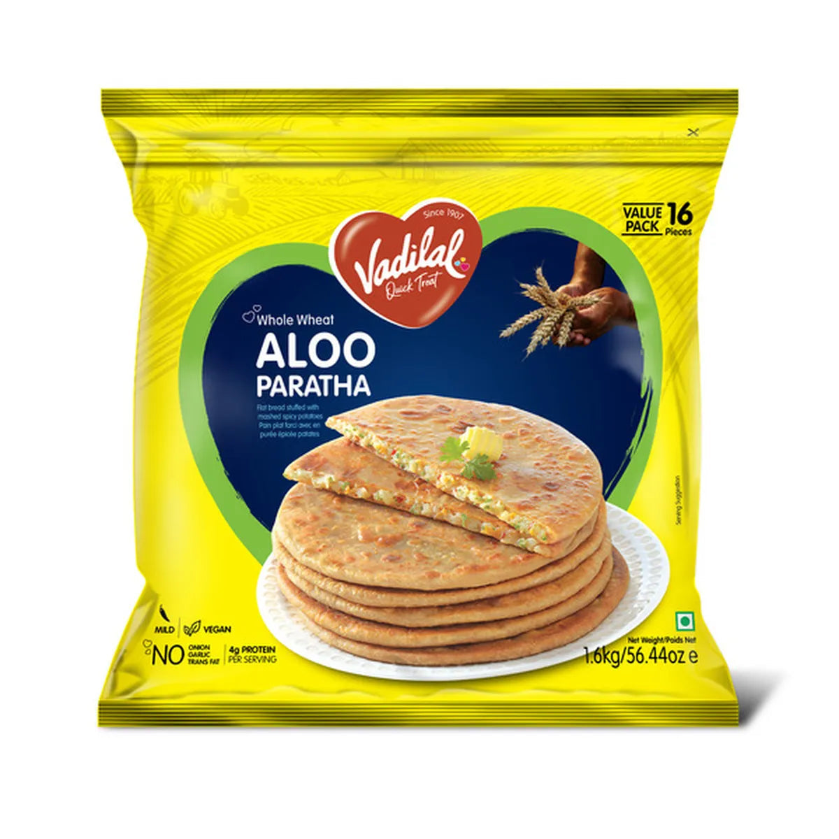 Vadilal Bulk Aloo Paratha 16Pcs