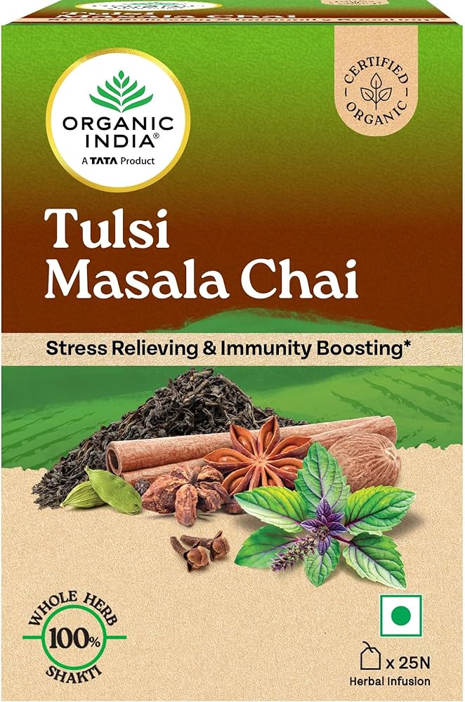 Organic India Tulsi Masala Chai Bags