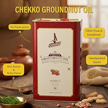 Thulasi Chekku Peanut Oil 1 L
