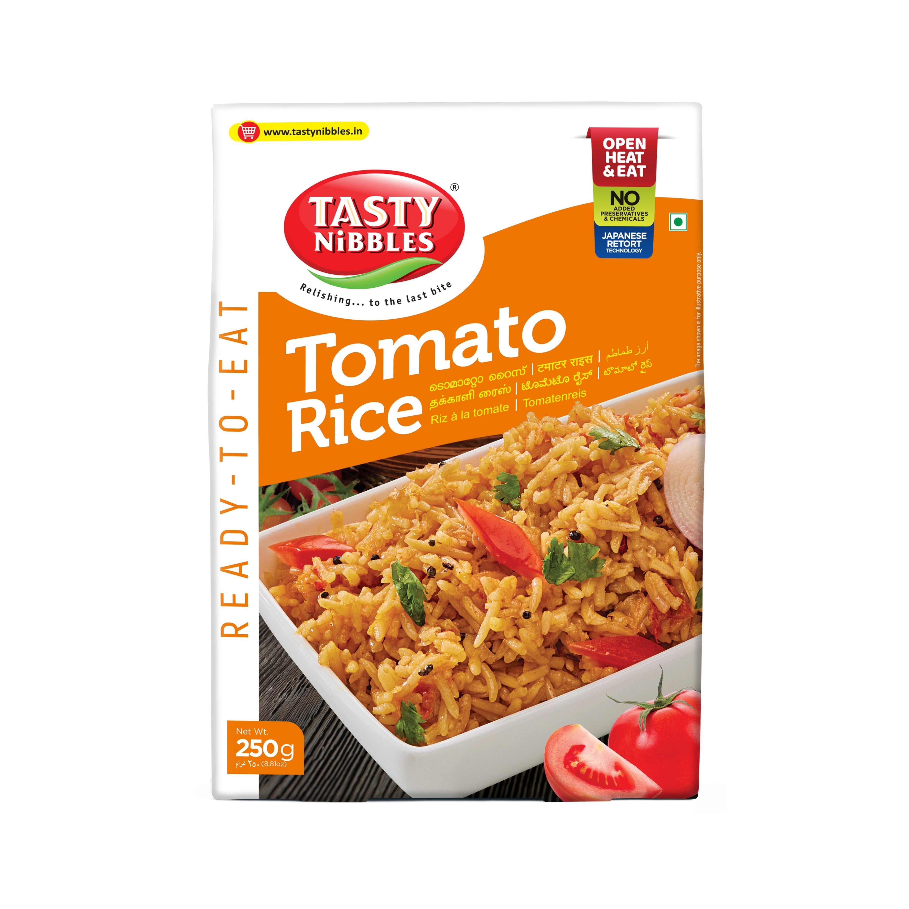 Tasty Nabbles Tomato Rice 250 g