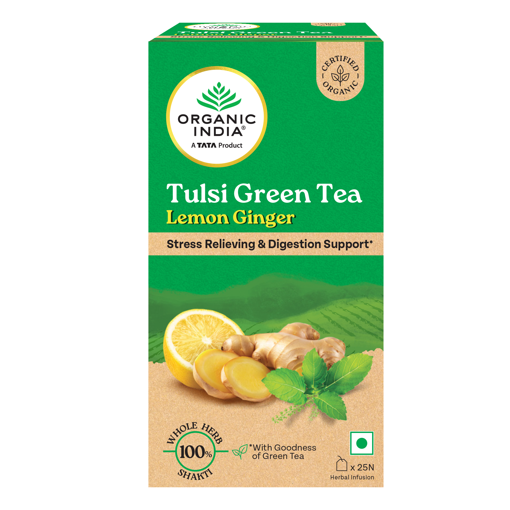 Tulasi Lemon Ginger 25 Each