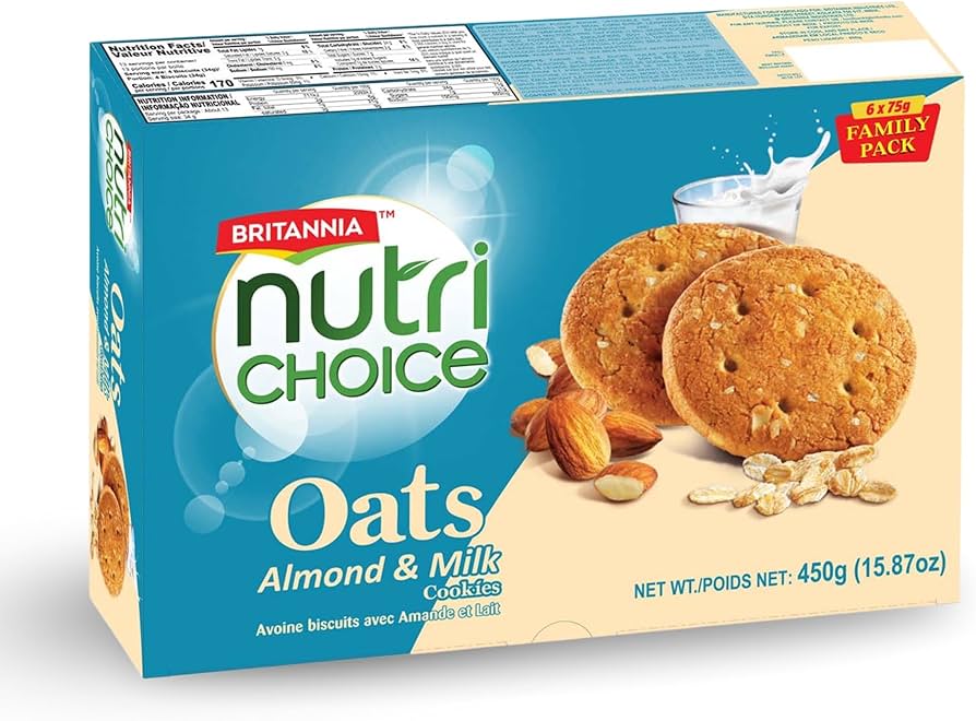 Britannia Oats Almond 450