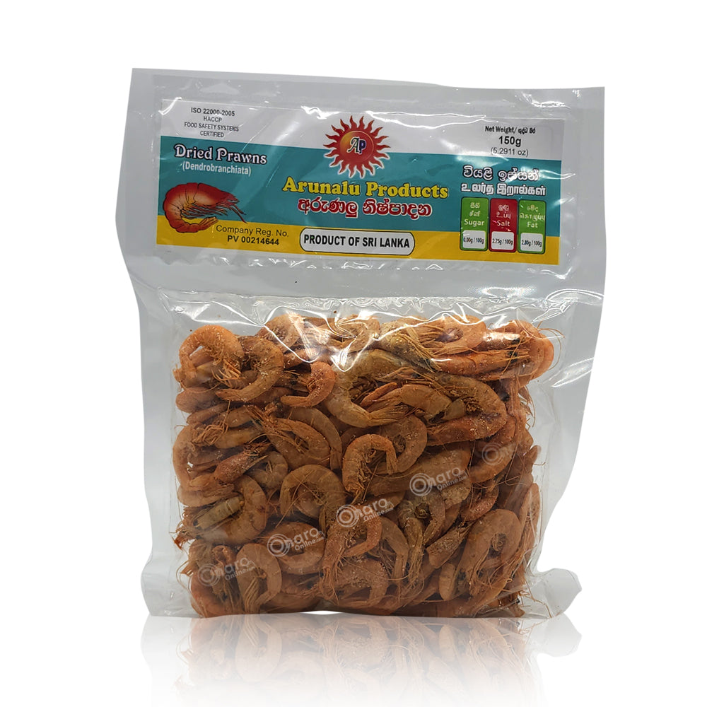Arunalu Boiled Dry Prawns 150 g
