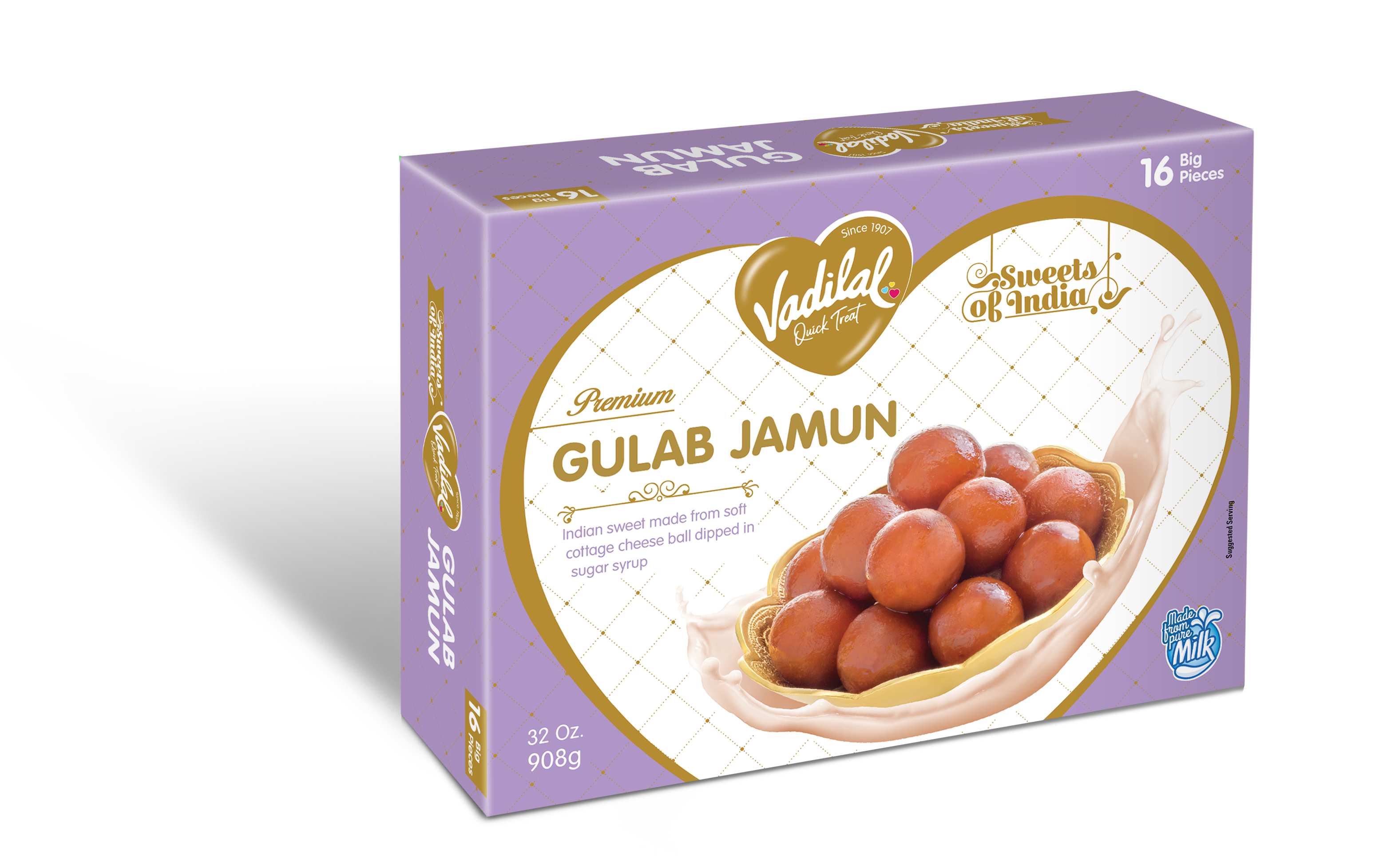 Vadilal Gulabjamun 16 Pieces