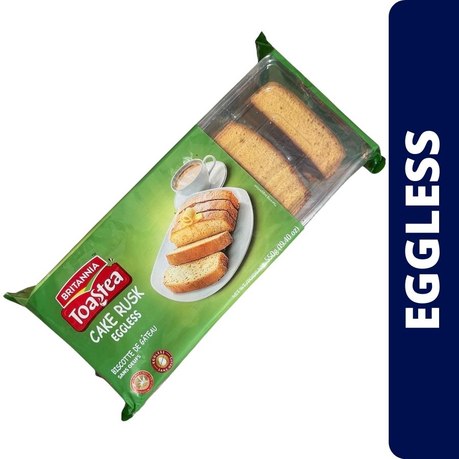 Britannia Eggless Cake Rusk 550 g