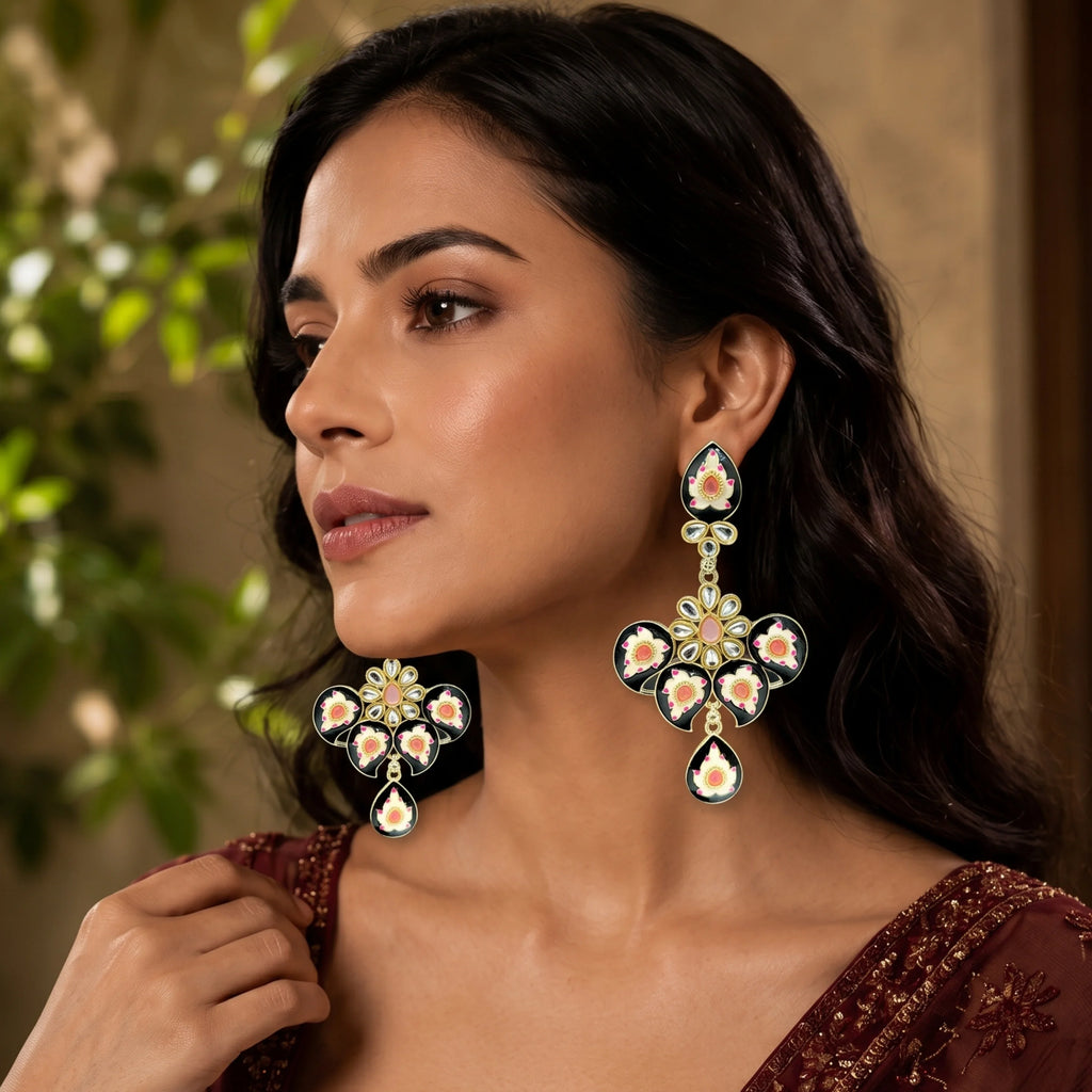 Noir Pushpa Chandrika Earrings