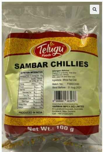 Indya Sambar Chilly 100 g