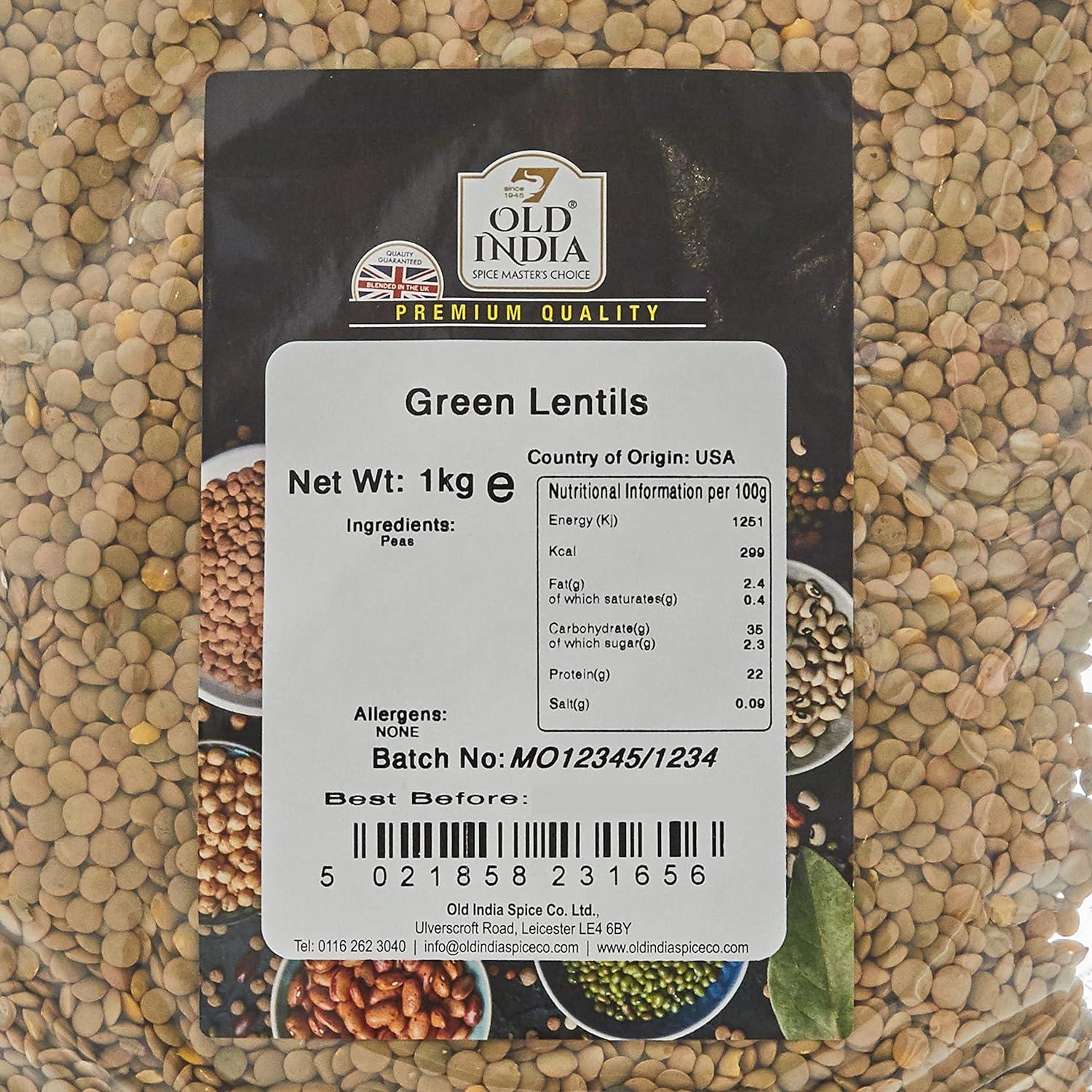 Indya Green Lentles 1 kg